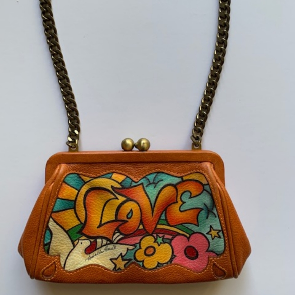 🤎Isabella Fiore Orange Multicolor Clutch🤎*AUTHENTIC*